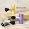 Professional Portable Handheld Mini Electric Deep Tissue Percussion Vibrator Massage Gun Body Muscle Fascia Massager with Case ﻿
