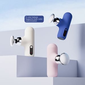 Professional Portable Handheld Mini Electric Deep Tissue Percussion Vibrator Heated Massage Gun Body Muscle Fascia Massager