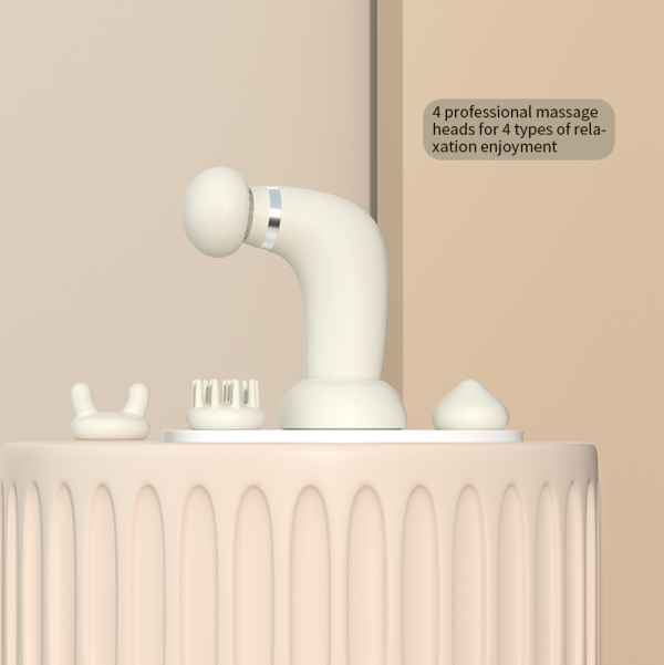 2 Professional Mini Portable Handheld Electric Deep Tissue Percussion Vibrator Waterproof Massage Gun Body Muscle Fascia Massager