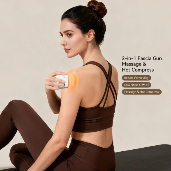 High Quality Red Light Portable 4 Speeds Brushless Motor Massage Gun Mini Professional Full Body Electric Cordless 600mAh