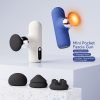 Professional Portable Handheld Mini Electric Deep Tissue Percussion Vibrator Heated Massage Gun Body Muscle Fascia Massager