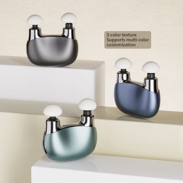 Professional Portable Handheld Mini Electric Deep Tissue Percussion Double-head Massage Gun Body Muscle Vibrator Fascia Massager