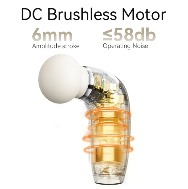 5 Professional Mini Portable Handheld Electric Deep Tissue Percussion Vibrator Waterproof Massage Gun Body Muscle Fascia Massager