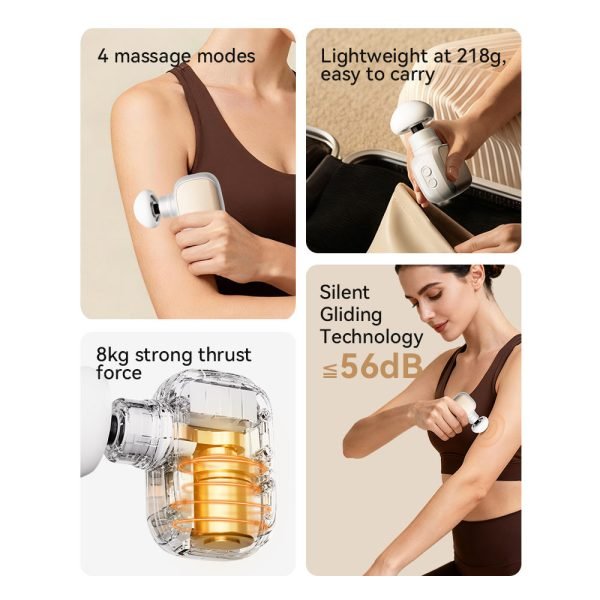 New Mini Massage Gun Detachable Massage Gun Portable Pocket Massage Gun