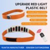 01 KC Battery Customized Portable ABS Massage Belt Personal Health Care Waist and Abdomen Vibration Warm Heating Function