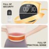 05 KC Battery Customized Portable ABS Massage Belt Personal Health Care Waist and Abdomen Vibration Warm Heating Function