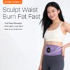 Pulse High Frequency Waist Massager Abdominal EMS Pad Vibration Heating Lumbar Support Smart Electric Waist Massager Belt