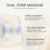 Heated Waist Massager Elastic Back Support Electrical Red Light Sports Belt Vibration Weight Loss and Body Shaping Belt