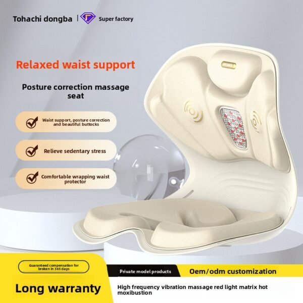 Electric Massage Posture Adjustment Chair Red Light Heating Design to Relieve Fatigue Back Support for Posture Correction Chair