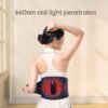 Electric Lumbar Support Belt Slimming Abdominal Back Waist Massage Belt Red-light Body Massager Heating Pain Relief Machine
