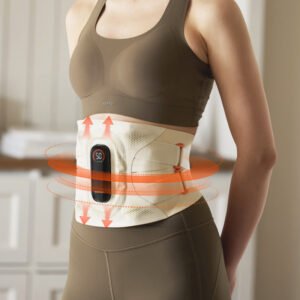 Heated Waist Massager Elastic Back Support Electrical Red Light Sports Belt Vibration Weight Loss and Body Shaping Belt