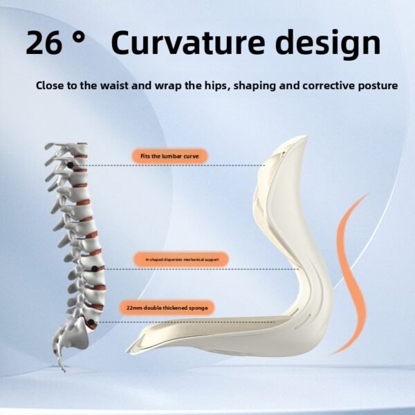 Electric Massage Posture Adjustment Chair Red Light Heating Design to Relieve Fatigue Back Support for Posture Correction Chair