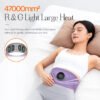 Pulse High Frequency Waist Massager Abdominal EMS Pad Vibration Heating Lumbar Support Smart Electric Waist Massager Belt