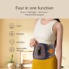 Electric Lumbar Support Belt Slimming Abdominal Back Waist Massage Belt Red-light Body Massager Heating Pain Relief Machine