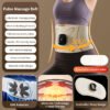SKU Electric Lumbar Support Heating Abdominal Massage Belt Warm Compress Microcurrent Pulse Fitness Waist Massager Machine