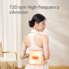 Red Light Heated Waist Massager Elastic Back Support Electrical Heating Belt Relieving Fatigue and Pain Exercise Support Belt