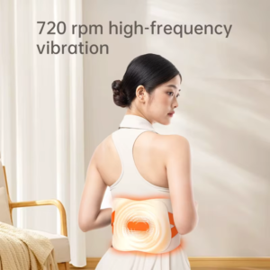 Red Light Heated Waist Massager Elastic Back Support Electrical Heating Belt Relieving Fatigue and Pain Exercise Support Belt