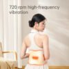 Red Light Heated Waist Massager Elastic Back Support Electrical Heating Belt Relieving Fatigue and Pain Exercise Support Belt