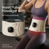 中性 Electric Lumbar Support Heating Abdominal Massage Belt Warm Compress Microcurrent Pulse Fitness Waist Massager Machine