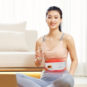 Ems Small Abdominal Fitness Device Home Electric Heating Waist and Abdomen Massager EMS Waist Belt Hot Compress