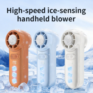 3000mAh Foldable Fan with Multiple Speed Settings LED Display Low Noise Household Use Class A+ Energy Efficiency