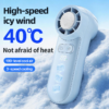 3000mAh Foldable Fan with Multiple Speed Settings LED Display Low Noise Household Use Class A+ Energy Efficiency