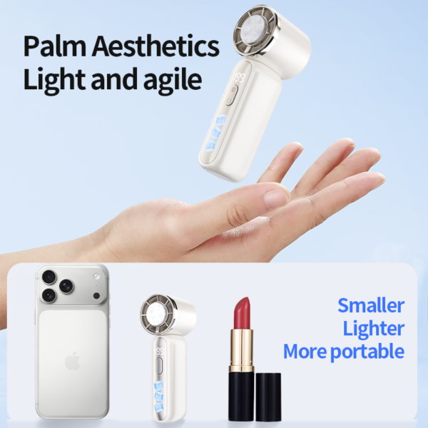 3000mAh Wearable Household Portable Mini USB Fan Handheld Refrigeration Air Conditioner Ice Compression New Consumer Electronics