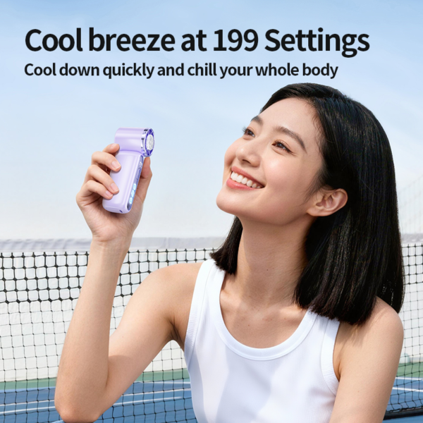 3000mAh Wearable Household Portable Mini USB Fan Handheld Refrigeration Air Conditioner Ice Compression New Consumer Electronics