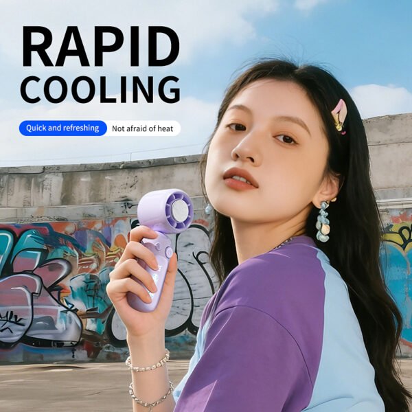 3000mAh Foldable Fan with Multiple Speed Settings LED Display Low Noise Household Use Class A+ Energy Efficiency