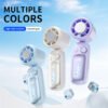 3000mAh Foldable Fan with Multiple Speed Settings LED Display Low Noise Household Use Class A+ Energy Efficiency