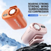 图片处理 (4)(1) Rechargeable Wearable Portable Waist Fan 3000mAh Mini Clip on High Speed Air Cooling Fan for Household Use