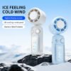 3000mAh Foldable Fan with Multiple Speed Settings LED Display Low Noise Household Use Class A+ Energy Efficiency