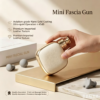 Pocket Size Mini Massage Gun 4 Massage Heads 600mAh Battery-Portable Body Deep Tissue Muscle Relaxation Rechargeable 3 Speed