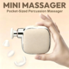 Pocket Size Mini Massage Gun 4 Massage Heads 600mAh Battery-Portable Body Deep Tissue Muscle Relaxation Rechargeable 3 Speed