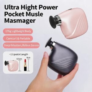 Mini Long Battery Life, Portable Massage Gun is Designed for a Variety of Settings, Use for Outdoor and office.