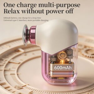 Tiny palm-sized mini massage gun for on the relief Type-C charging & quiet motor as a gift for women